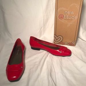 New Attitude Red Flats